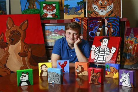 Artist With Autism Leads A Colorful Life The San Diego Union Tribune