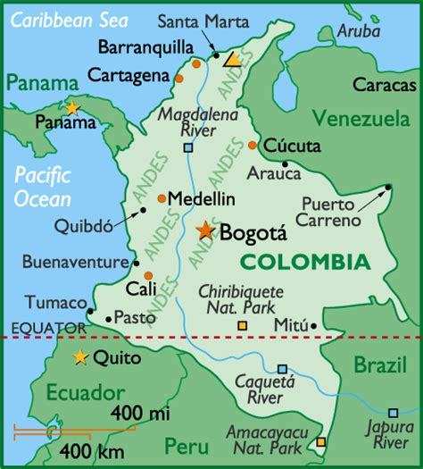 Mapa del gran país de sudamerica provincial. STATUS UPDATE: 29 Days 'til Colombia - Travel Deeper with ...