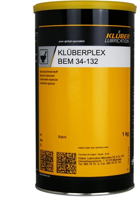 Klüberplex Bem 34 132 Speciality Rolling Bearing Grease 1kg Online
