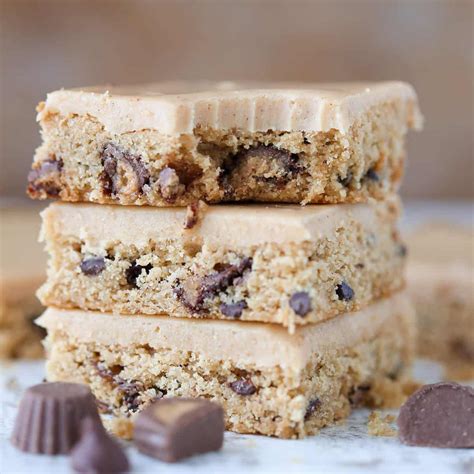 Reeses Peanut Butter Blondies Chef Lindsey Farr