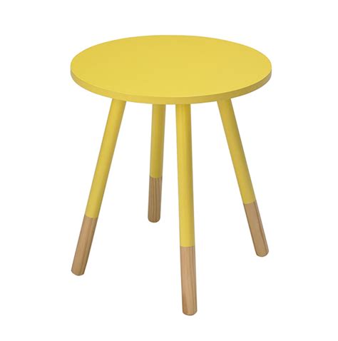 Costa Side Table Yellow Next Furniture Acton