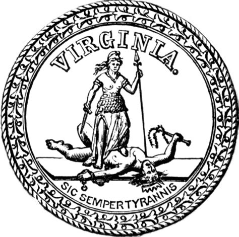Virginia Seal Virginia State Flag Hsa Gypsum Dan Baja Ringan Murah