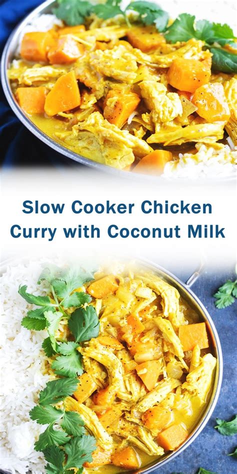 Slow Cooker Chicken Curry With Coconut Milk 3 SECONDS