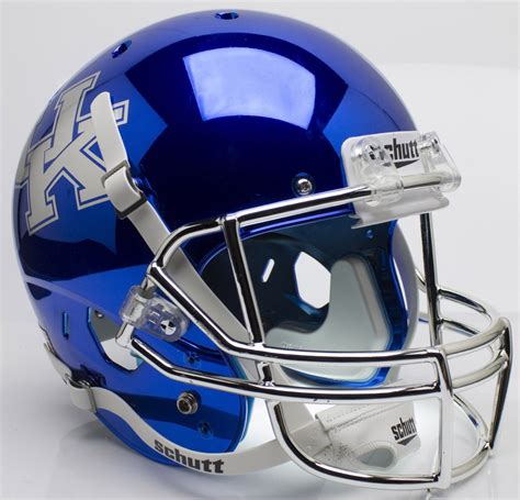 Schutt Kentucky Wildcats Chrome Blue Replica Full Size Helmet