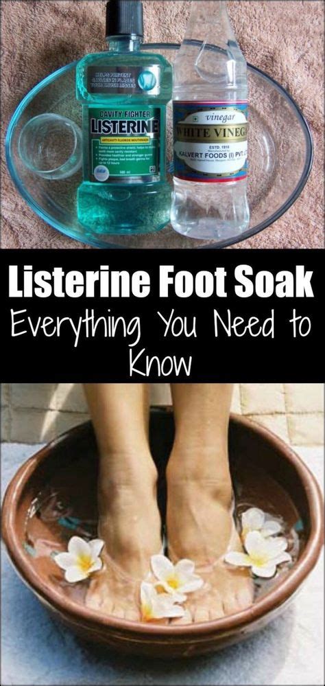 10 Fantastic Diy Foot Soak Recipes In 2020 Listerine Foot Soak Diy
