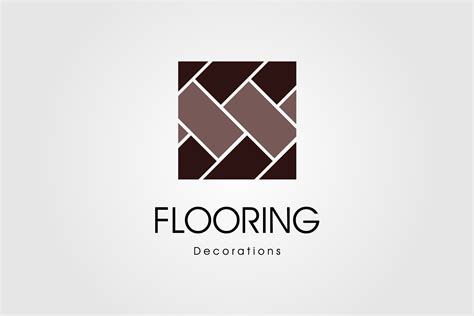 Minimalist Parquet Flooring Logo Design Illustration Par Lawoel