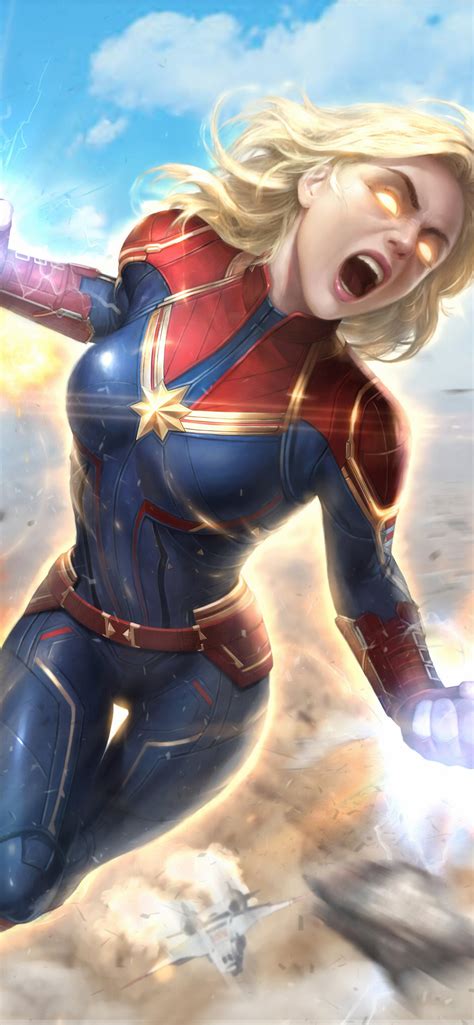 Free Download Captain Marvel Newarts Sony Xperia X Xz Z Premium Iphone X For Your