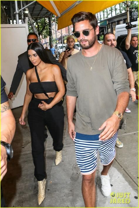 Kim Kardashian And Scott Disick Meet For Lunch In Nyc Kim Kardashian