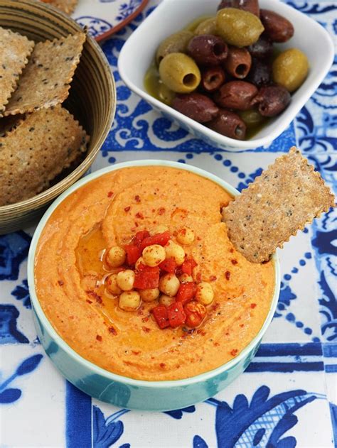 Roasted Red Pepper Hummus Recipes Moorlands Eater