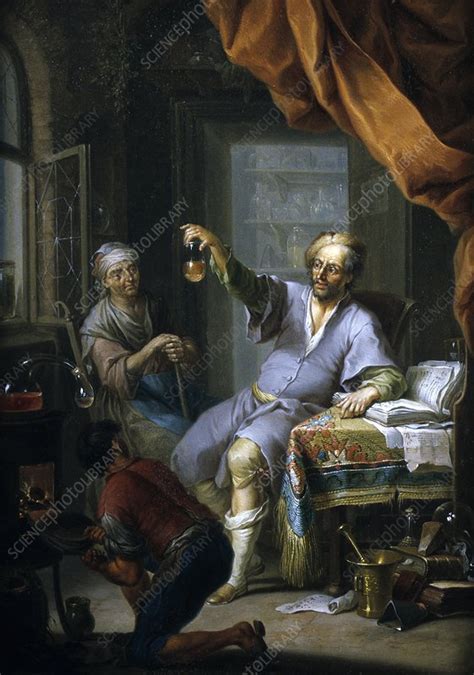Medical Alchemist 18th Century Stock Image C0124498 Science