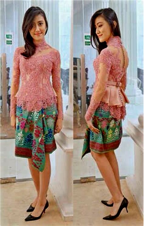 See more ideas about kebaya, model rok kebaya, kebaya dress. Contoh Kebaya Modern Rok Pendek untuk Remaja - Kumpulan ...