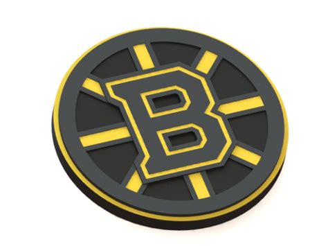 Boston Bruins Logo Free 3d Model Stl Free3d