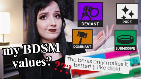 What Are My Sex Bdsm Values Quiz Time Youtube