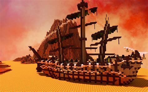 If you are using mobile phone, you could also use menu drawer from browser. Fantasy Lava Ship : Minecraft