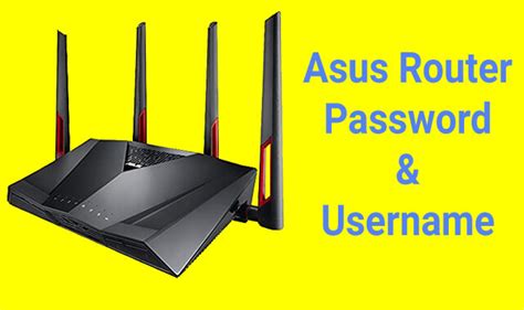Asus Router Default Password & Username | Login Instructions