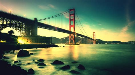 Fondos De Pantalla Puente Golden Gate San Francisco Estados Unidos Puente Mar