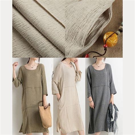 Gray Summer Linen Dress Plus Size Sundresses Cotton Maternity Dress