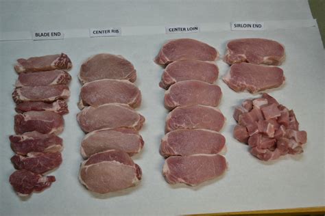 Most markets cut their center cut chops between 1/2 to 5/8 inch. CUTTING A BONELESS PORK LOIN — Meat Made Simple