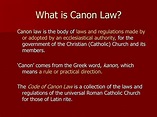 PPT - Introduction to Canon Law PowerPoint Presentation - ID:1185460