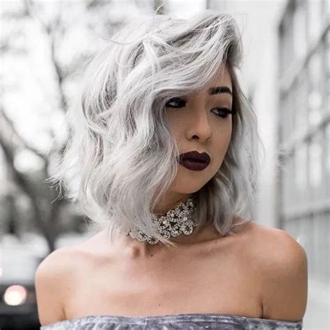 30 Modern Asian Hairstyles For Women And Girls In 2020 Silver Hair