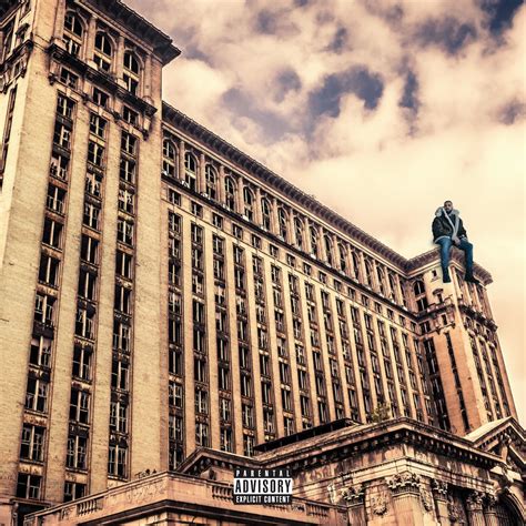 See What Drake Looks Like Sitting On Detroit Landmarks City Slang