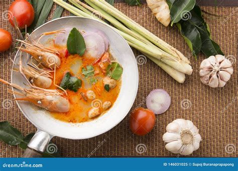 Tom Yum Kung Or Tom Yam Kung Is A Type Of Hot And Sour Famouse Food In