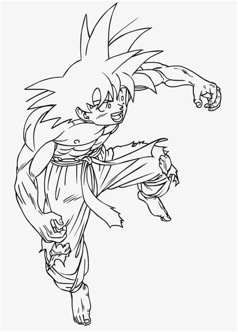 Awesome Son Goku Coloring Page Download Print Or Color Online For Free