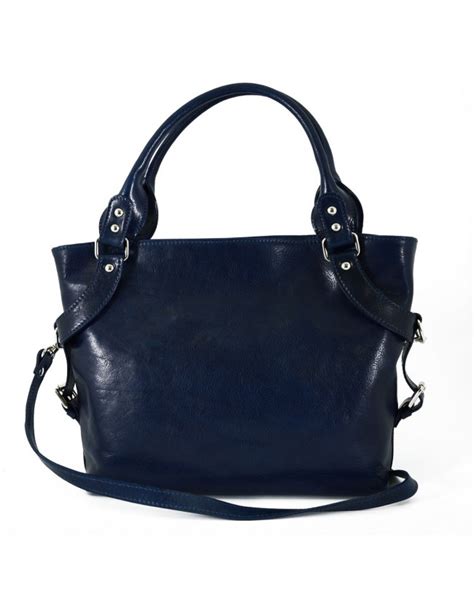 Genuine Leather Handbag With Removable Shoulder Strap Feray