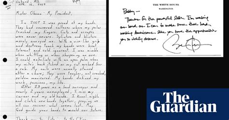 Obamas Letters To Fellow Americans In Pictures Books The Guardian