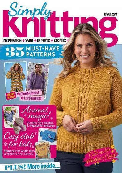 Simply Knitting Magazine Subscription Uk