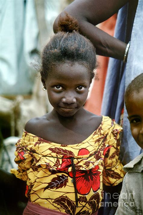 Face Into The Inner Soul Girl In Dori Burkina Faso Photograph By Wernher Krutein Fine Art
