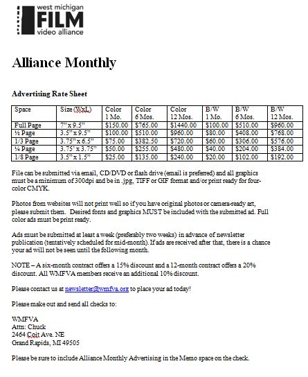 25 Rate Card Templates Rate Sheet Templates Word Excel Pdf