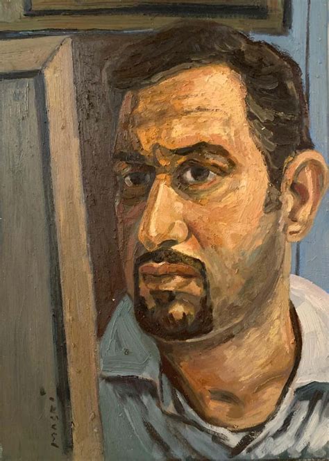 Masri Hayssam Self Portrait 14 Oil On Canvas 20x28 By Masri For