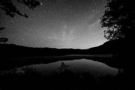 Starry Sky Over Heart Lake Adirondack Log Adirondacks North Elba Ny