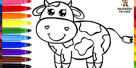 Desenho De Vaca Para Colorir