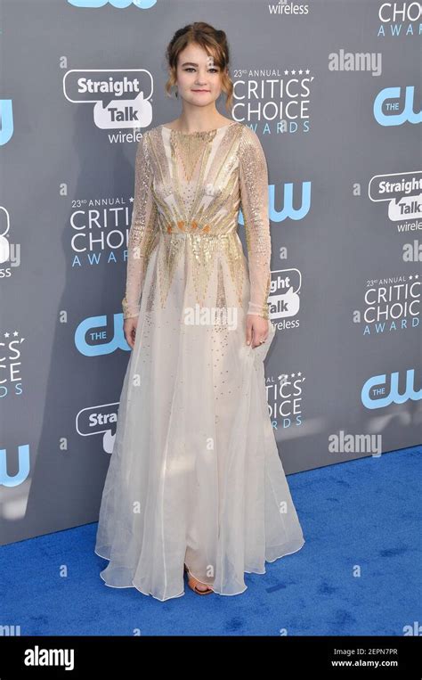 Millicent Simmonds At The 23rd Annual Critics Choice Awards Held At