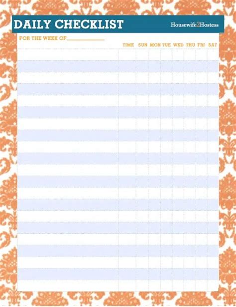 Microsoft Excel Templates 9 Daily Checklist Excel Templates