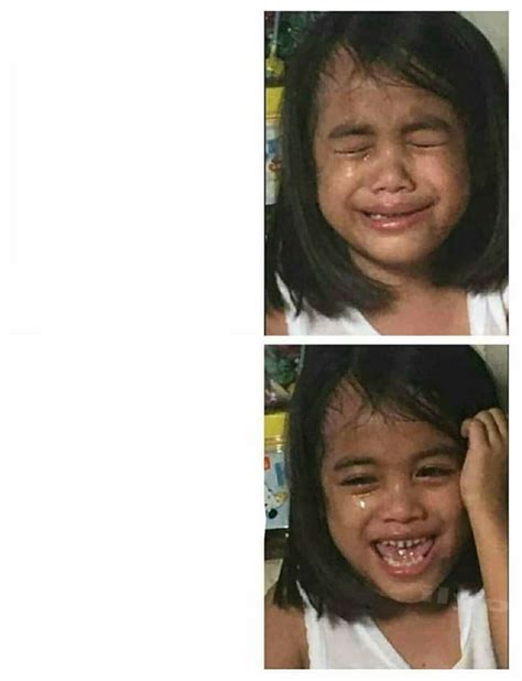 Cry Smile Kid Blank Template Imgflip