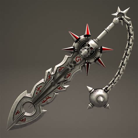 Fantasy Sword 9 3d Model Cgtrader