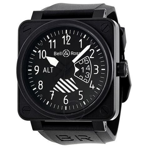 Bell And Ross Big Date Altimeter Automatic Black Dial Mens Watch