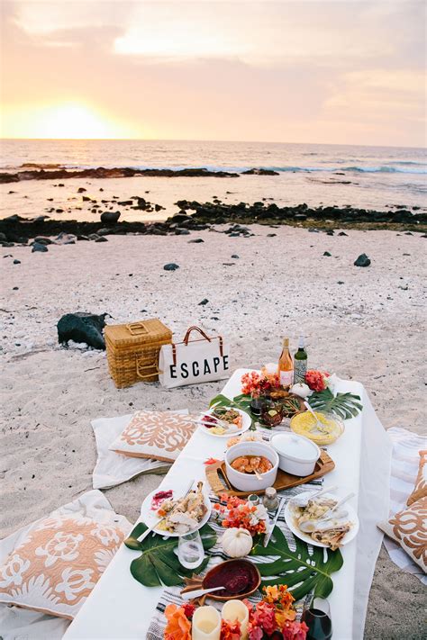 A Tropical Thanksgiving Holiday Gathering On Beach