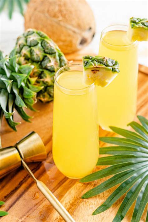 Alcoholic Drinks Best Hawaiian Mimosa Recipe Easy And Simple