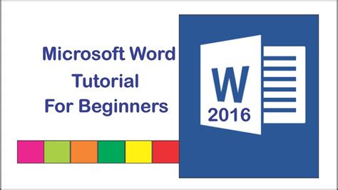 Microsoft Office Word 2016 Tutorial Part 1 Youtube Gambaran