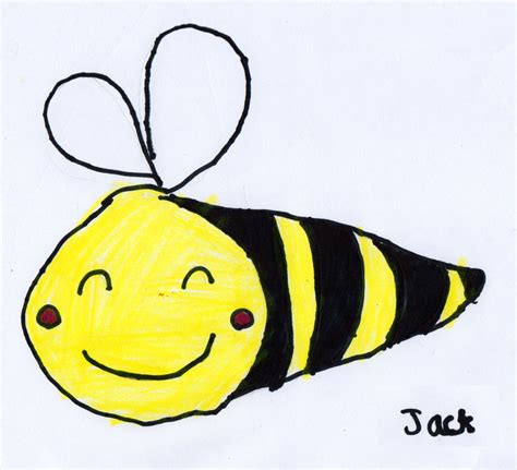 Cute Bumble Bee Drawing Free Image Download