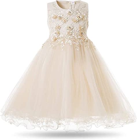 Cielarko Formal Girls Dress Sleeveless Flower Princess Ball Gown For 2