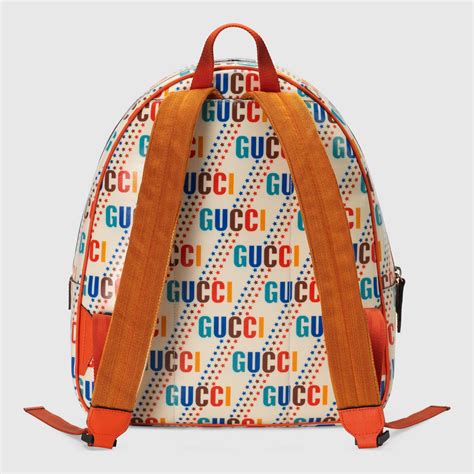 Childrens Gucci Star Backpack In Multicolor Canvas Gucci Us