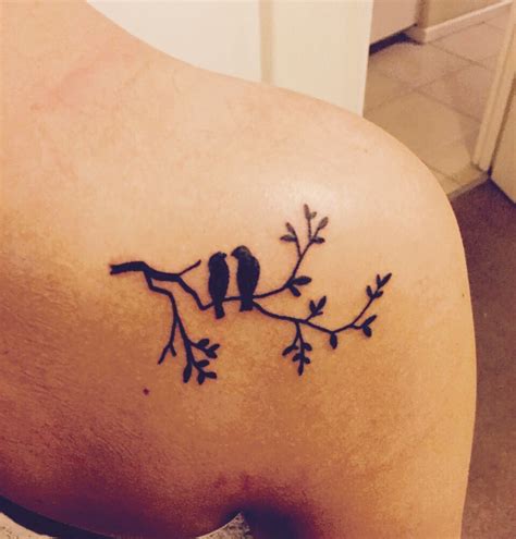 My Sister And I Got Matching Tattoos This Is Mine The Two Birds