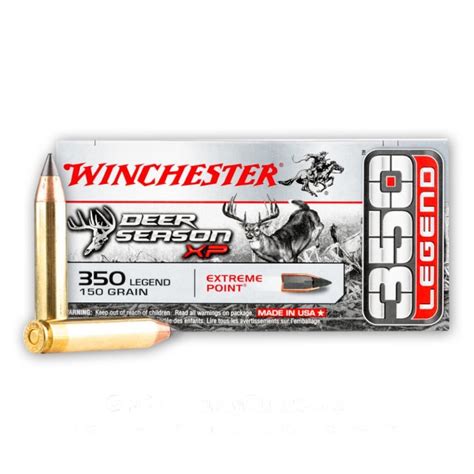 350 Legend 150 Grain Xp Winchester Deer Season Xp 200 Rounds Ammo