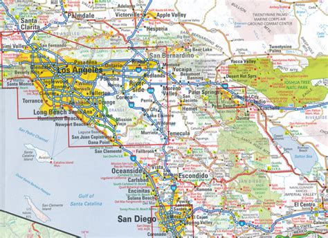 Southern California Map National Geographic Folded Maps Books