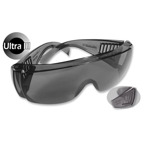 Gafas De Seguridad Ultra Iii Zubiola Tipo Cubregafas Oscuro Provelog